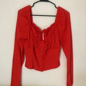 Free People Lady Bug Long-Sleeve